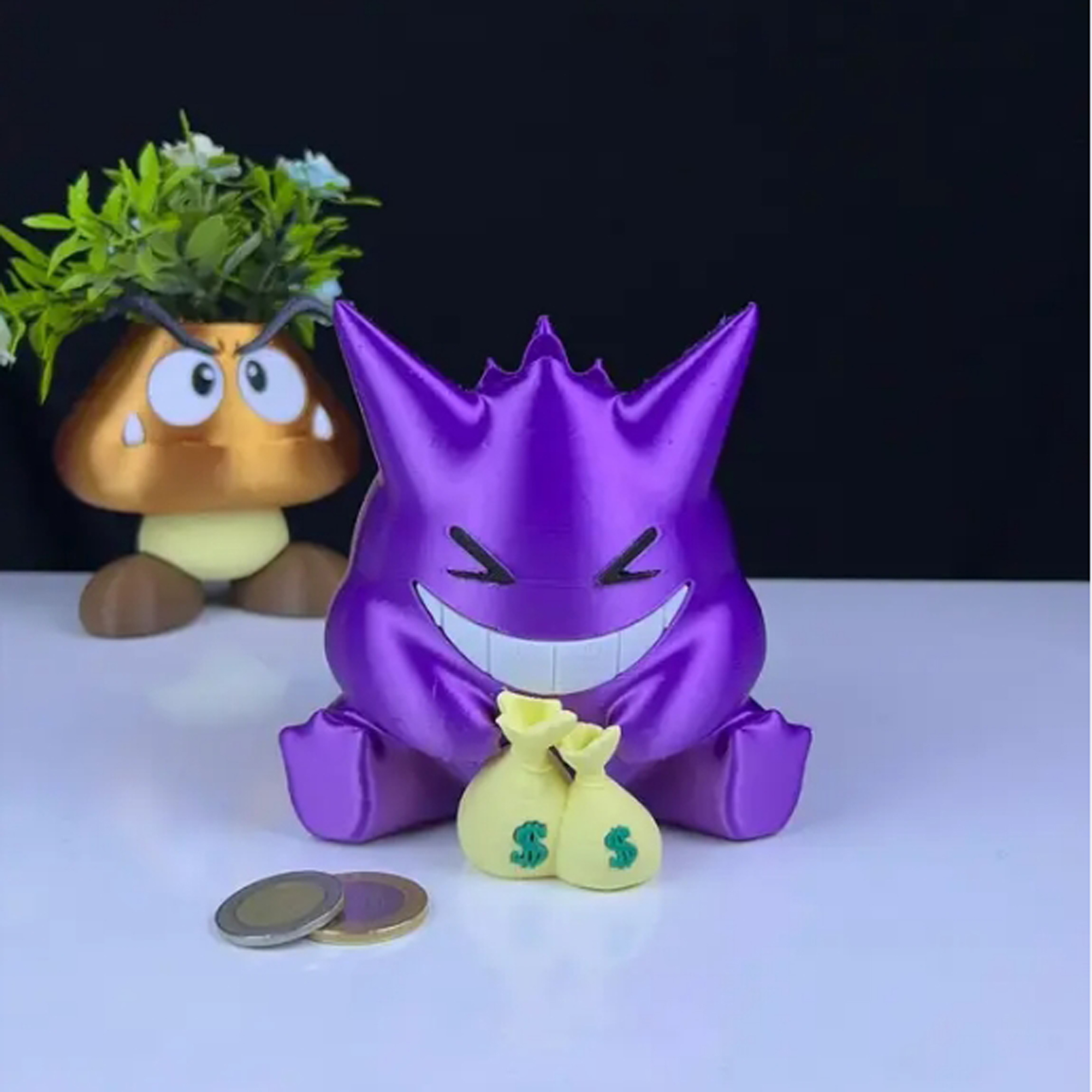 Gengar Piggy Bank  - Pokemon Figurine Desk Pet
