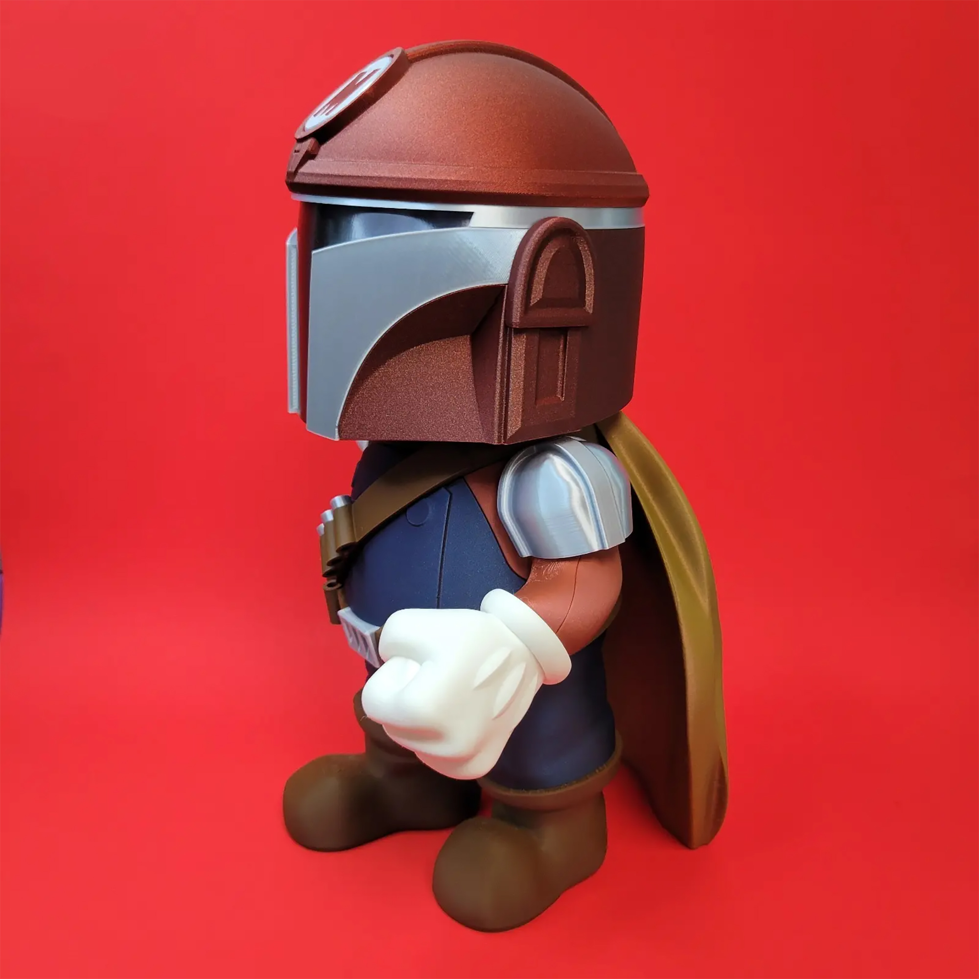 Mariolorian  - Super Mario - Mandalorian Figurine Desk Pet