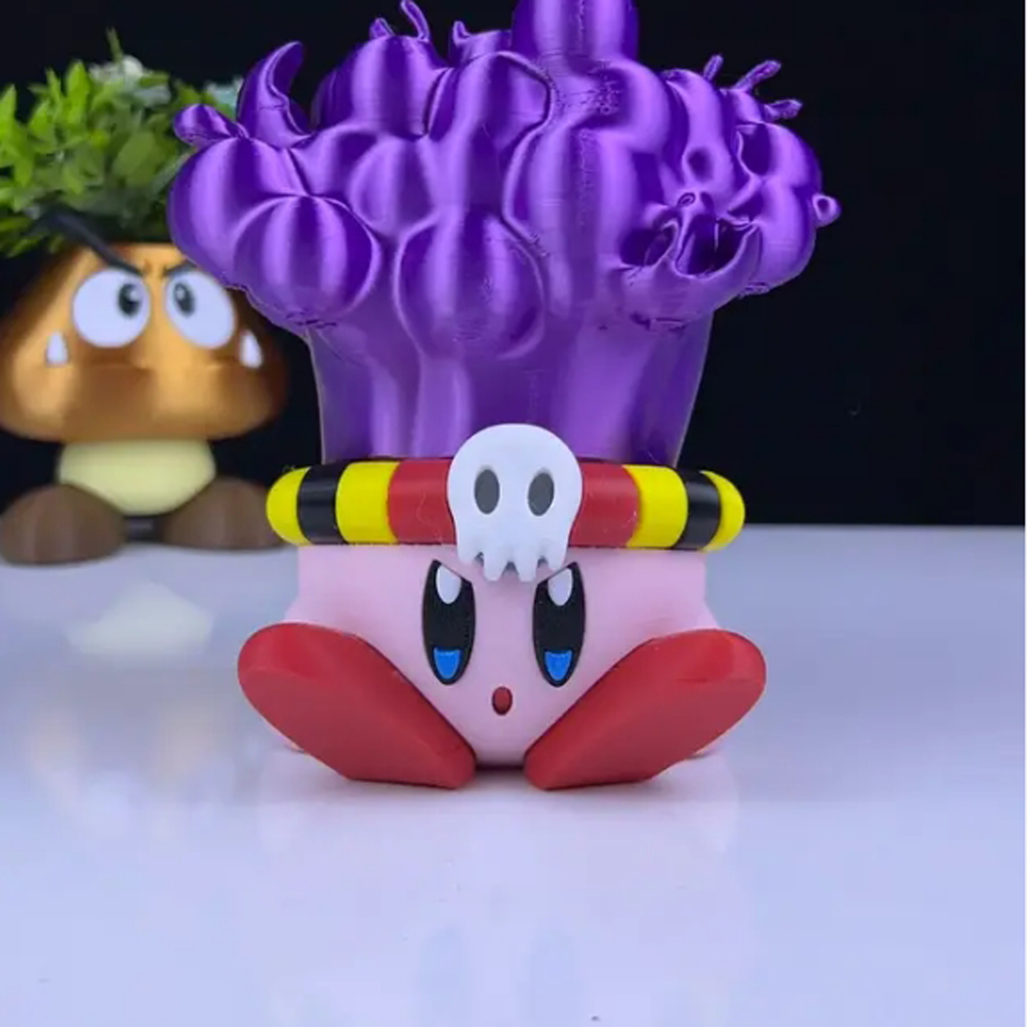 Poison Kirby  - Kirby Figurine Desk Pet