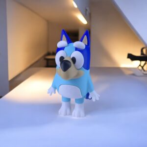 Bluey 3D Printed Model - Game Collectible Figurine fan art desk pet