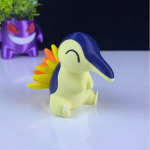 Cyndaquil 3D Printed Model - Pokemon Game Collectible Figurine fan art desk pet