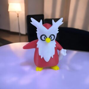 Delibird 3D Printed Model - Pokemon Game Collectible Figurine fan art desk pet