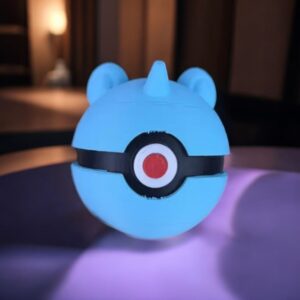 Lapras Pokeball 3D Printed Model - Pokeball Game Collectible Figurine fan art desk pet