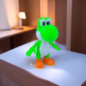 Yoshi 3D Printed Model - Super Mario Game Collectible Figurine fan art desk pet