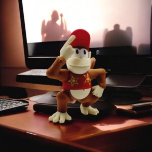 Diddy Kong 3D Printed Model - Other Game Collectible Figurine fan art desk pet