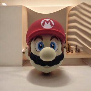 Super Mario Container 3D Printed Model - Houseware Game Collectible Figurine fan art desk pet