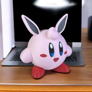 Wigglytuff Kirby 3D Printed Model - Pokemon Game Collectible Figurine fan art desk pet